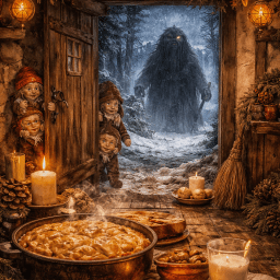 The Seventh Night of Yule: Cleansing, Hospitality & the Coming of Grýla and the Yule Lads